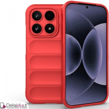 Magic Shield guminis dėklas - raudonas (Xiaomi 17)